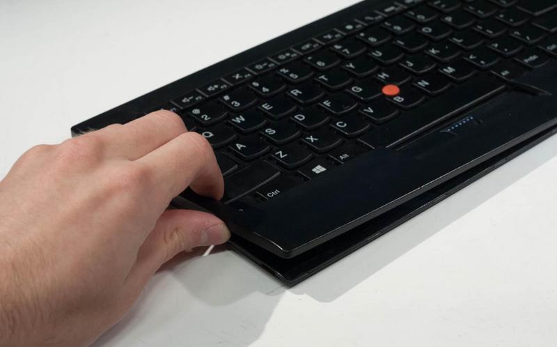 Working around the frame, opening the case